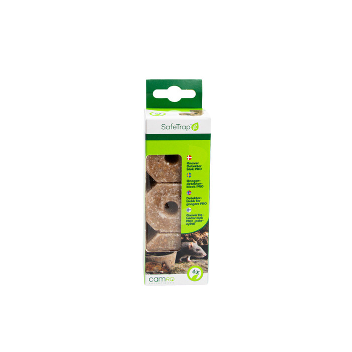  SafeTrap Gnager detektorblokk PRO 6-pk.